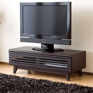 【完成品】北欧スタイルのフラップ収納付きテレビ台/Teria-100